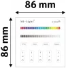 Milight 12V Touch Panel Szerelhető RGB+W Rádiós Távirányító B3 panel, RGBW