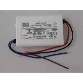 LED Tápegység 12V 25W, Mean Well APV-25-12