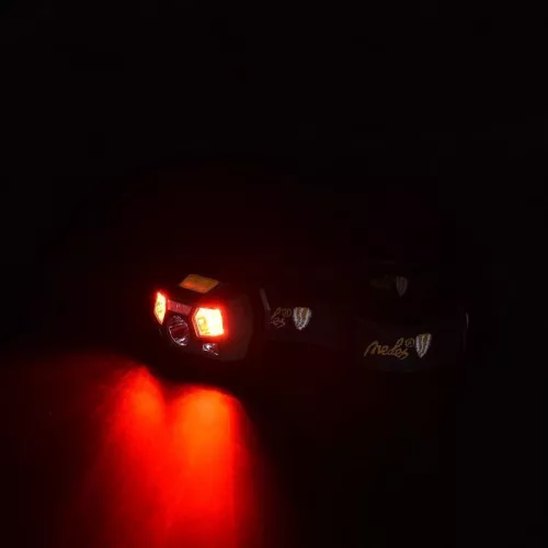 NEDES LH01R Fejlámpa LED, 3W+3W, 120+120Lm, 900mAh, IPX4, Nedes