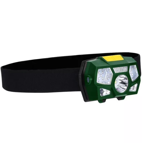 NEDES LH01R Fejlámpa LED, 3W+3W, 120+120Lm, 900mAh, IPX4, Nedes