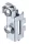 Bilincstest, kompletten 927/1 V2A típus, 927 SCH-K-VA, 1/4", OBO 5057930
