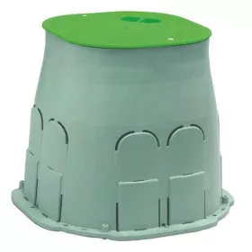   Földbe süllyesztett kötődoboz, Drain Box, 170x170x210 mm zöld