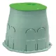 Földbe süllyesztett kötődoboz, Drain Box, 170x170x210 mm zöld