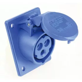 Beépíthető 16A 2P+E 220-250V dugalj IP44