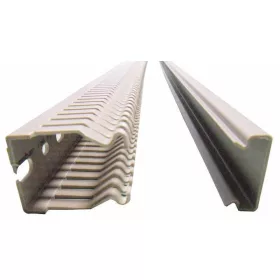   Perforált kábelcsatorna fedéllel, BE 37,5x75mm, l=2m  50m/doboz