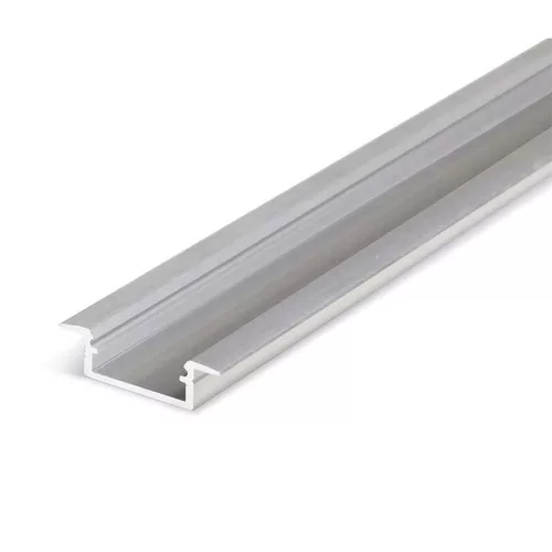 Led profil sín, BEGTIN 12, ELOXÁLT alumínium, süllyesztett, 2m /szál
