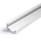 Led profil sín, CORNER 10, ELOXÁLT alumínium, 30,60 fokos, 2m /szál