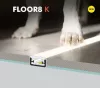 Led profil sín, Floor8, padlóba süllyeszthető, eloxált 2m /szál