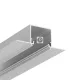 Led profil sín, LINEA IN 20 Trimless, ELOXÁLT alumínium, SÜLLYESZTETT, 2m /szál