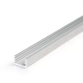 Led profil sín, SLIM 8, NATUR alumínium, 2m / szál