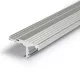 LED profil sín, STEP 10 ELOXÁLT alumínium, 2m /szál