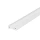 Led profil sín, SURFACE 10 Eloxált  FEHÉR, 2 m /szál
