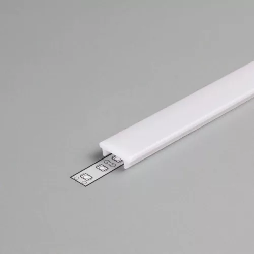 Led profil takaró, FLOOR 8 profilhoz, 2m/szál