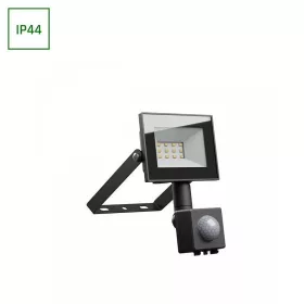   NOCTIS LUX 4 LED reflektor 10W WW 230V IP44 94x150x53mm Fekete mozgásérzékelővel