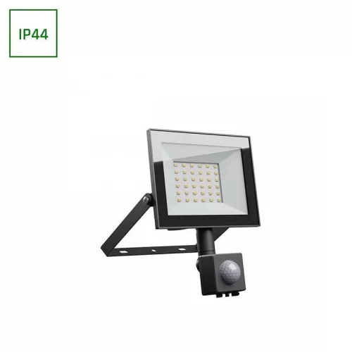 NOCTIS LUX 4 LED reflektor 30W NW 230V IP44 141x185x53mm Fekete mozgásérzékelővel