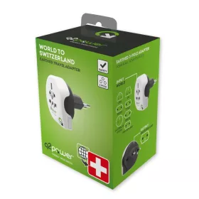 Utazóadapter, World to Switzerland