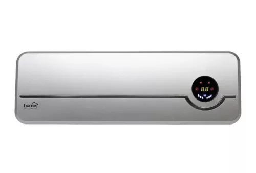 Fali ventilátoros fűtőtest PTC heti program / ablaknyitás érzékeléssel, 1000/2000 W, ezüst