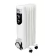Olajradiátor, 7 tagú, 3 fokozat (600 / 900 / 1500W), termosztátos, túlmel. véd
