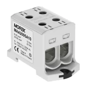   Elosztóblokk 2xAl/Cu 6-95mm2, szürke, OUNEVA, MOREK MAA2095A10