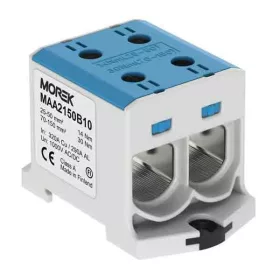   Elosztóblokk 2xAl/Cu 25-150mm2, KÉK, OUNEVA, MOREK MAA2150B10
