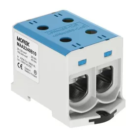   Elosztóblokk 2xAl/Cu 35-240mm2, KÉK, OUNEVA VC05-0038, MOREK MAA2240B10