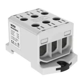   Elosztóblokk 3xAl/Cu 1,5-50mm2, szürke, MOREK MAA3050A10, OTL 50-3