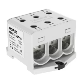 Elosztóblokk 3xAl/Cu 70-150mm2  szürke, MOREK MAA3150