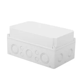   Kötődoboz 180x300x150 IP67 perforált oldalfal, teli tető, 10db kikönnyítés