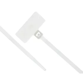 Jelzőcímkés kábelkötegelő 110×2,5mm natúr