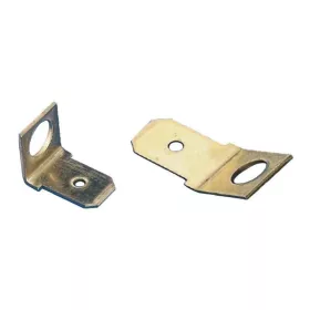   Csavaros rögzítésű szigeteletlen csatlakozó csap 6,3x0,8 mm 90°, M5