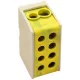 Főáramköri leágazó kapocs 4x25mm2,zöld/sárga