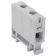 Főáramköri leágazó kapocs, sínre szerelhető, szürke 1.5-16mm2, max. 1000VAC, 1500VDC, max.85A