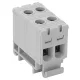 Főáramköri leágazó kapocs,sínre szerelhető,szürke, 1.5-16mm2, max. 1000VAC, 1500VDC, max.85A