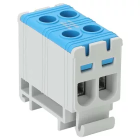   Főáramköri leágazó kapocs,sínre szerelhető,kék, 1.5-16mm2, max. 1000VAC, 1500VDC, max.85A