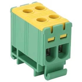   Főáramköri leágazó kapocs,sínre szerelhető,zöld-sárga, 1.5-16mm2, max. 1000VAC, 1500VDC, max.85A