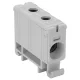 Főáramköri leágazó kapocs, sínre szerelhető, szürke, 2.5-35mm2, max. 1000VAC, 1500VDC, max.135A