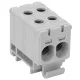 Főáramköri leágazó kapocs, sínre szerelhető, szürke, 2.5-35mm2, max. 1000VAC, 1500VDC, max.135A