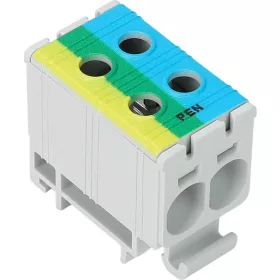   Főáramköri leágazó kapocs,sínre szerelhető,kék-zöld-sárga, 2.5-35mm2, max. 1000VAC, 1500VDC, max.135A