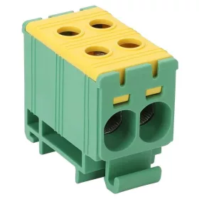   Főáramköri leágazó kapocs, sínre szerelhető, zöld-sárga, 2.5-35mm2, max. 1000VAC, 1500VDC, max.135A