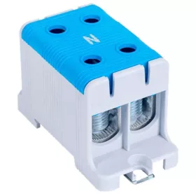   Főáramköri leágazó kapocs, sínre szerelhető, kék, 6-95mm2, max. 800VAC, max.160A