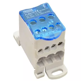   Fővezetéki leágazó sorkapocs nyitott 3×16 mm2 / 4×10mm2,, 400V AC, 80A