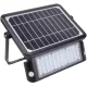 Napelemes LED fényvető mozgásérzékelővel, 10 W, 4000 K, 1080 lm, IP65, 3,7 V 7200 mAh