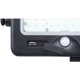   Napelemes LED fényvető mozgásérzékelővel, 10 W, 4000 K, 1100 lm, IP65, 3,7V 7200 mAh
