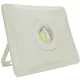 LED fényvető, COB LED 50W, 4000K, 3500lm, 100°, 180 - 265VAC IP65, fehér ház