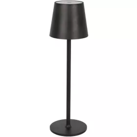   Asztali akkumulátoros LED díszlámpa, fém, fekete, 3.5W, 3000K, 3,7V, 3600 mAh, Li-Ion, 200lm ,10h, IP20