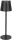 Asztali akkumulátoros LED díszlámpa, fém, fekete, 3.5W, 3000K, 3,7V, 3600 mAh, Li-Ion, 200lm ,10h, IP20