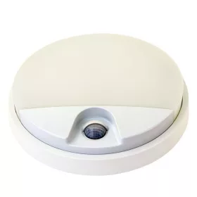   Mozgásérzékelős kerek fali lámpatest, 230VAC, 15W, 140°, 2-9m, 10s-5m, 4500K ,EEI=A, IP54, 1100lm