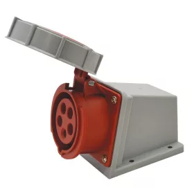   Felületre szerelhető ipari csatl aljzat 16A 400V 3P+N+F IP67