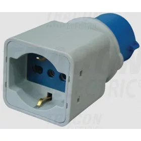 Csatlakozó adapter, CEE/Schuko 16A, 250V, 2P+E