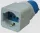 Csatlakozó adapter, CEE/Schuko 16A, 250V, 2P+E